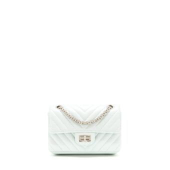 Chanel chevron mini 2.55 Reissue flap Bag Calfskin light blue SHW