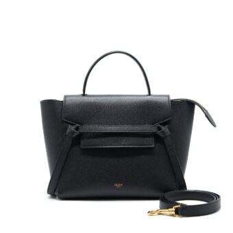 Celine Micro Belt Bag in Black