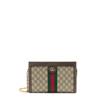 Gucci Ophidia Small Shoulder Bag GG Supreme Canvas/Leather GHW
