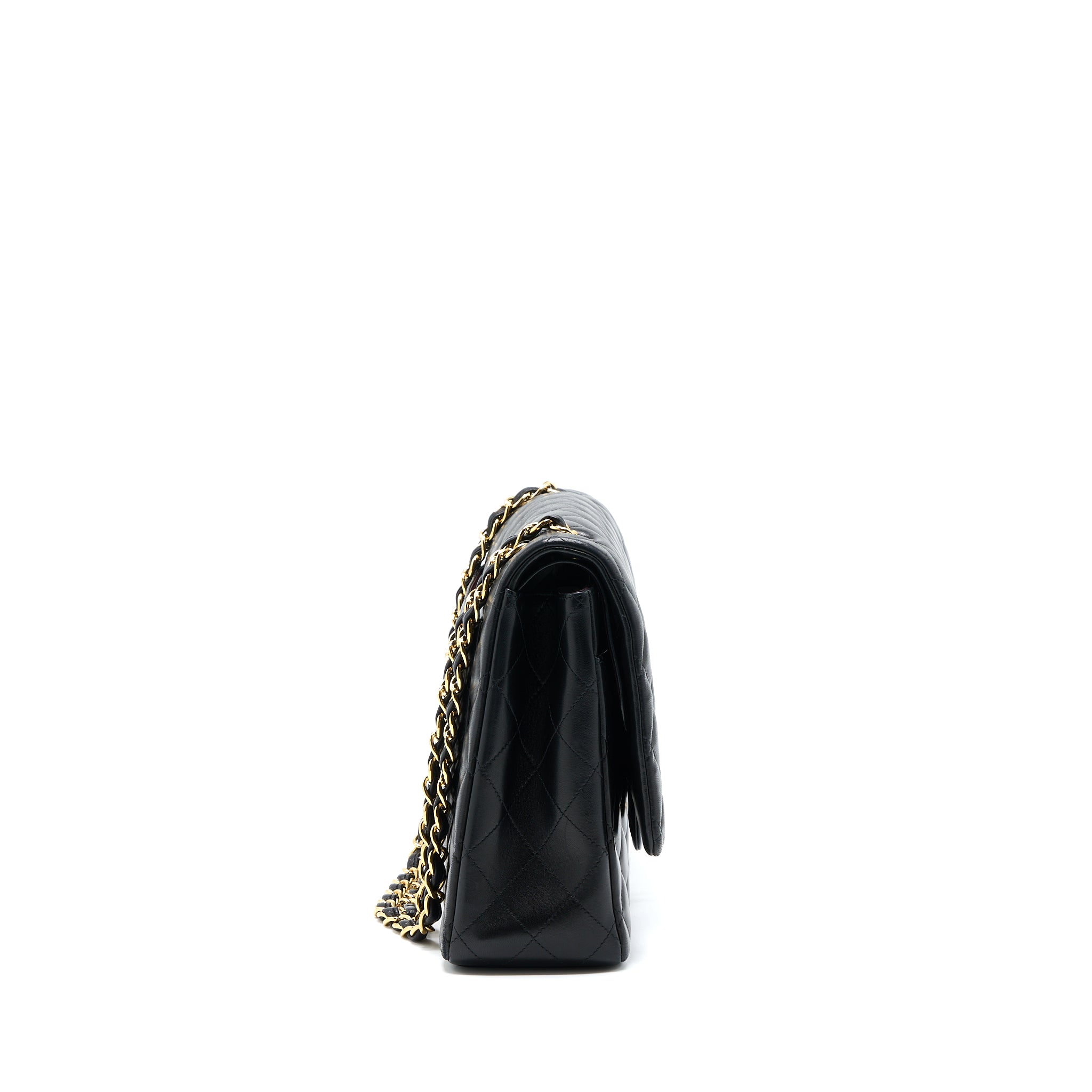 Chanel Maxi Classic Double Flap Bag Lambskin Black GHW - Image 4
