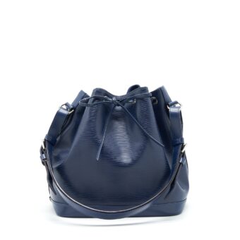 Louis Vuitton Noe Bucket Bag Epi Leather Navy SHW