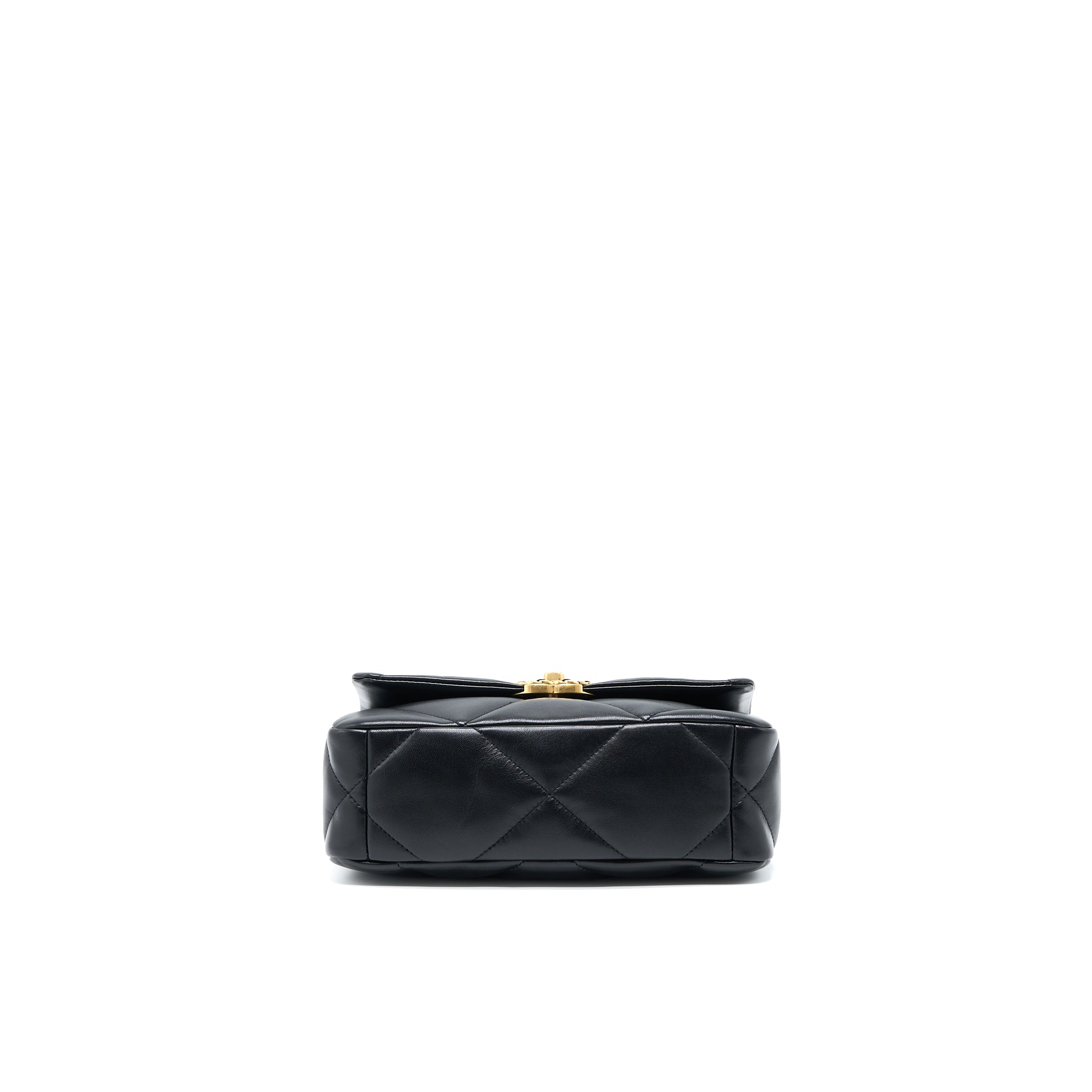 Chanel Small 19 Bag Lambskin Black Multicolour Hardware (Microchip) - Image 5