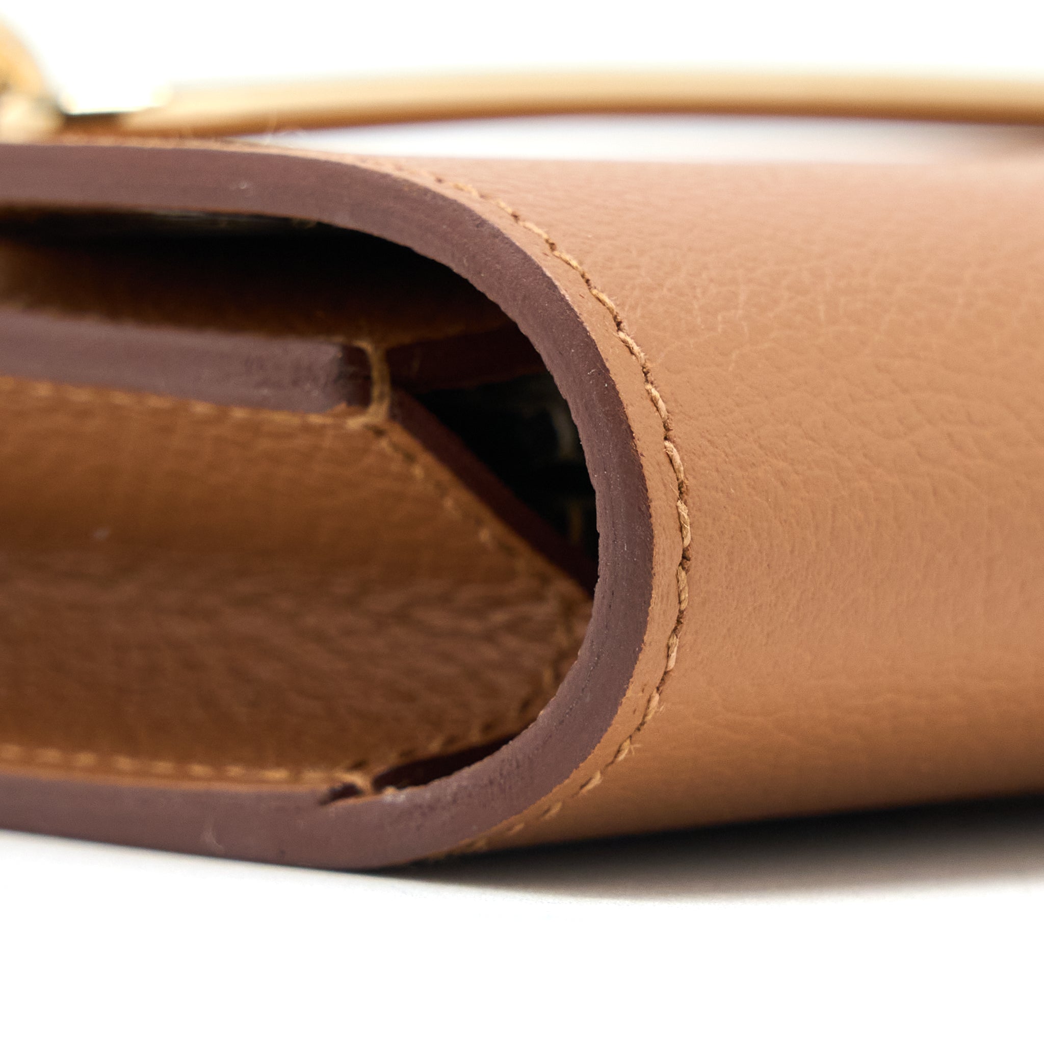 Hermes Roulis Slim Evercolor Gold/Vert Fizz LGHW Stamp U - Image 5