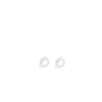 Hermes Finesse Earrings White Gold Diamonds