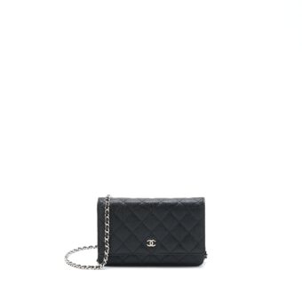 Chanel Classic Wallet On Chain Caviar Black SHW