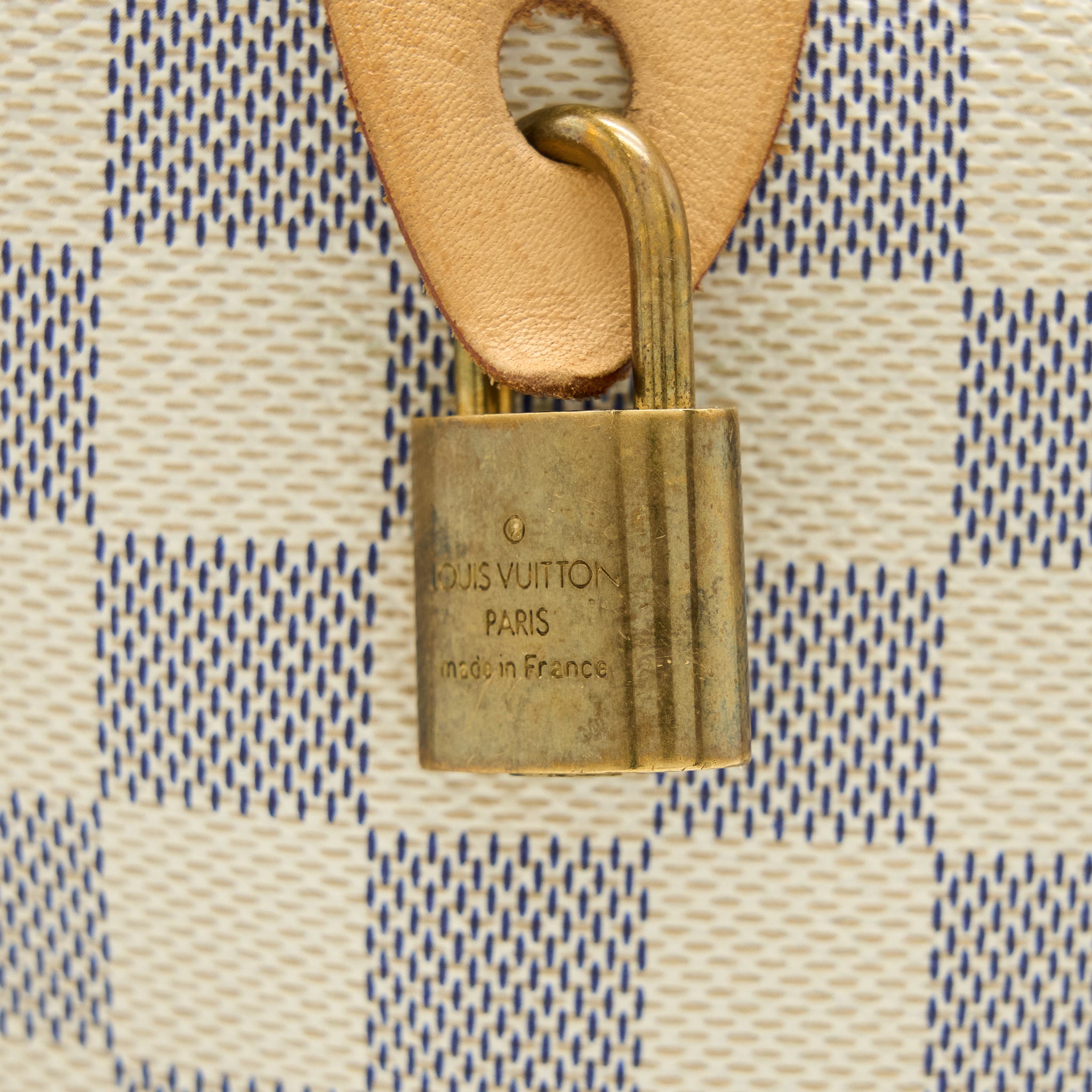 Louis Vuitton Speedy 25 Damier Azur Canvas GHW - Image 7