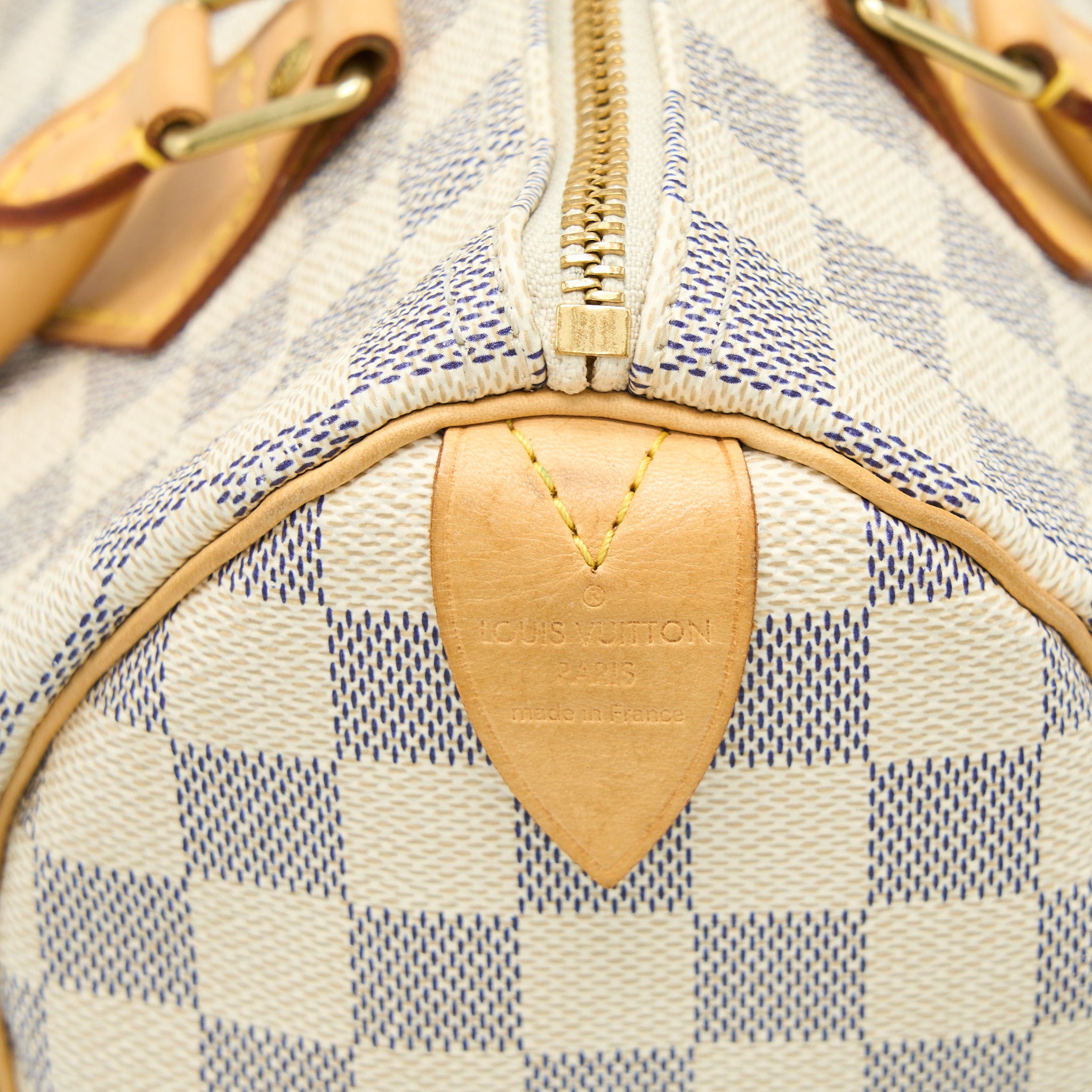 Louis Vuitton Speedy 25 Damier Azur Canvas GHW - Image 16