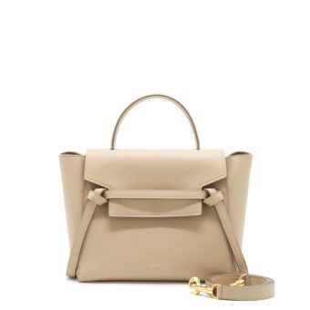 Celine Micro Belt Bag Grained Calfskin Light Taupe