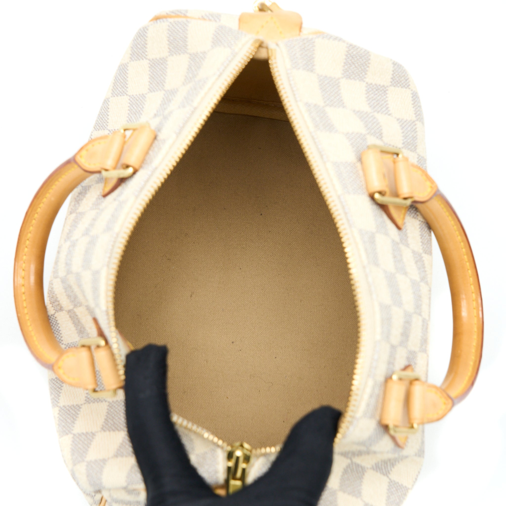 Louis Vuitton Speedy 25 Damier Azur Canvas GHW - Image 6