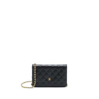 Chanel Classic Wallet On Chain Caviar Black GHW