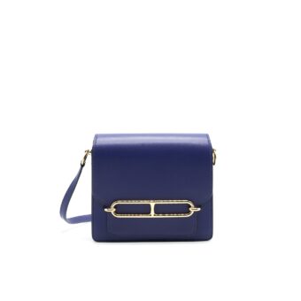 Hermes Mini Roulis M3 Blue Encre Veau Allegro