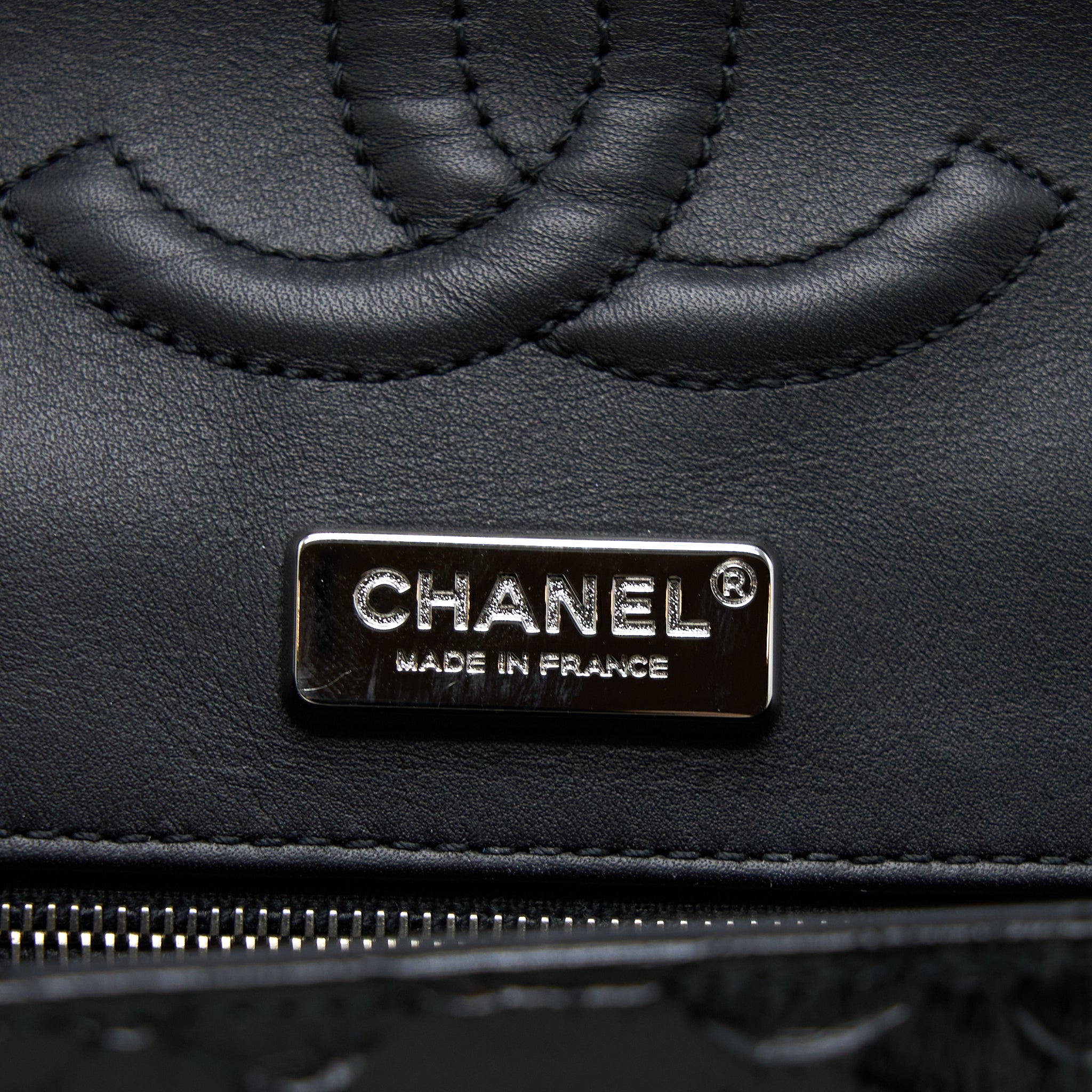 Chanel Medium Classic Double Flap Bag Python Black SHW - Image 13