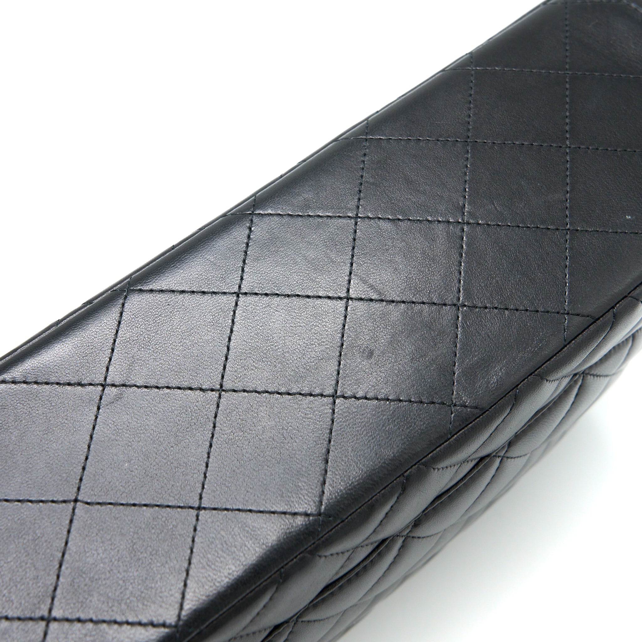 Chanel Maxi Classic Double Flap Bag Lambskin Black GHW - Image 10