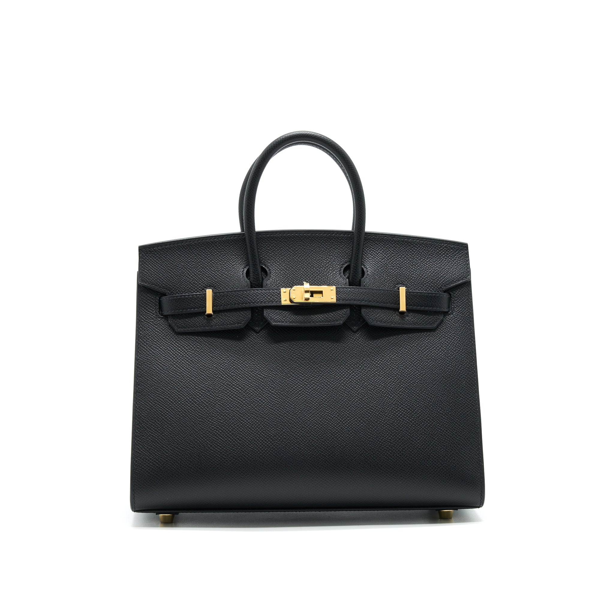 Hermes Birkin 25 Sellier Black with GHW stamp Z