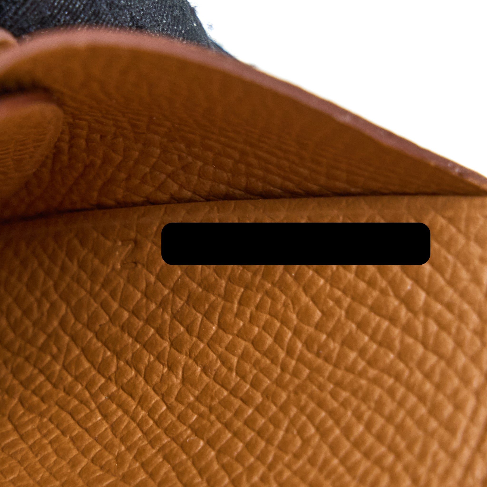 Hermes Calvi Duo Card Holder Epsom Gold SHW Stamp Z - Image 8