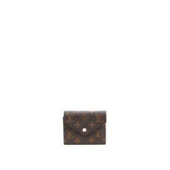 Louis Vuitton Victorine Wallet Monogram Canvas Rose Ballerine GHW