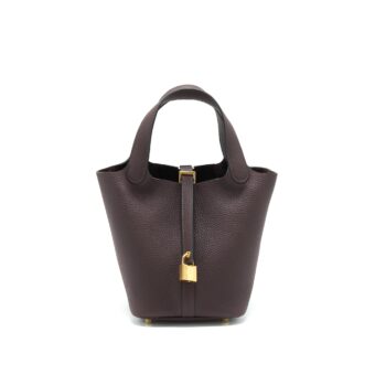 Hermes Picotin 18 Lock Bag Rouge Sellier GHW Stamp Z