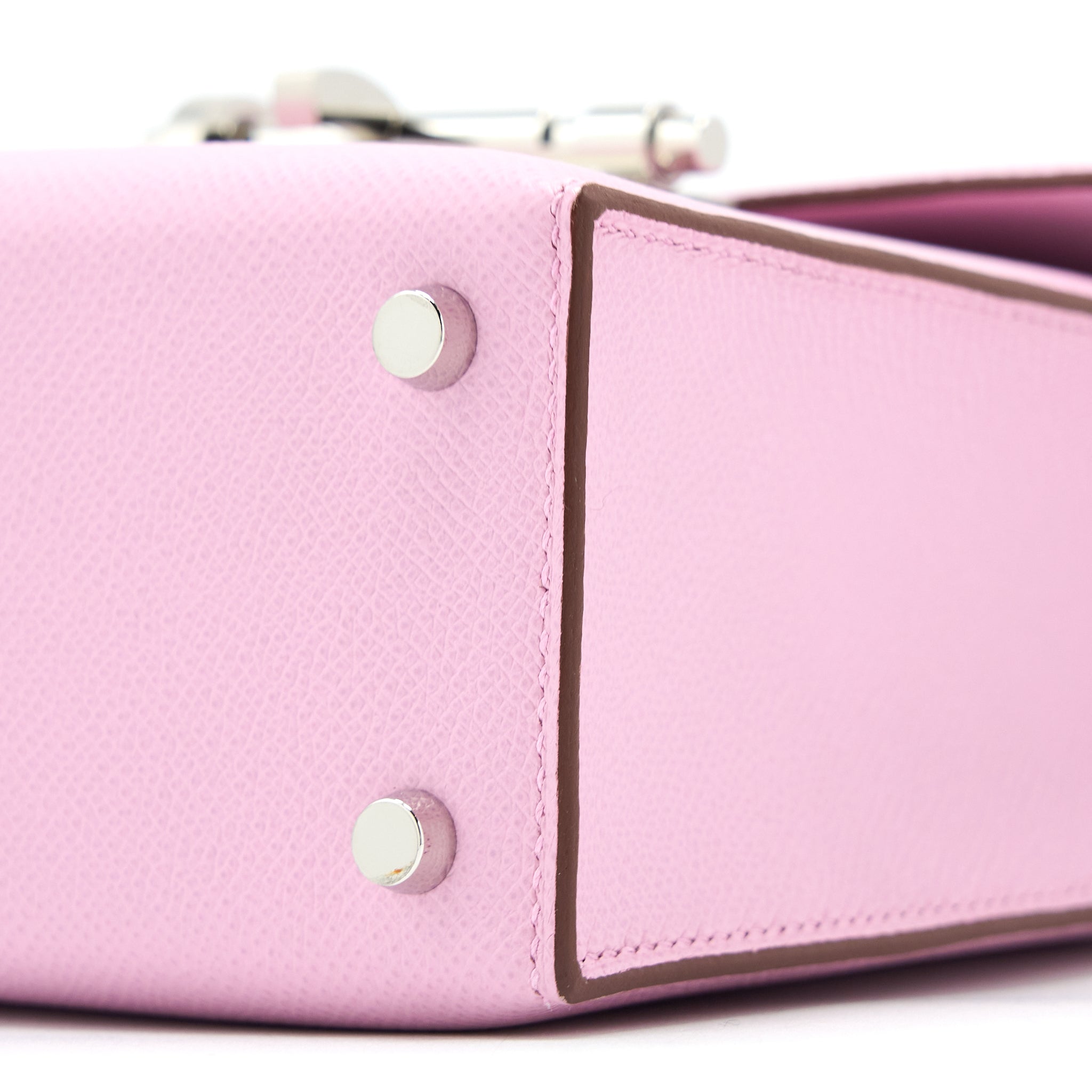 Hermes Sac Verrou 21 Epsom X9 Mauve Sylvester SHW Stamp U - Image 10