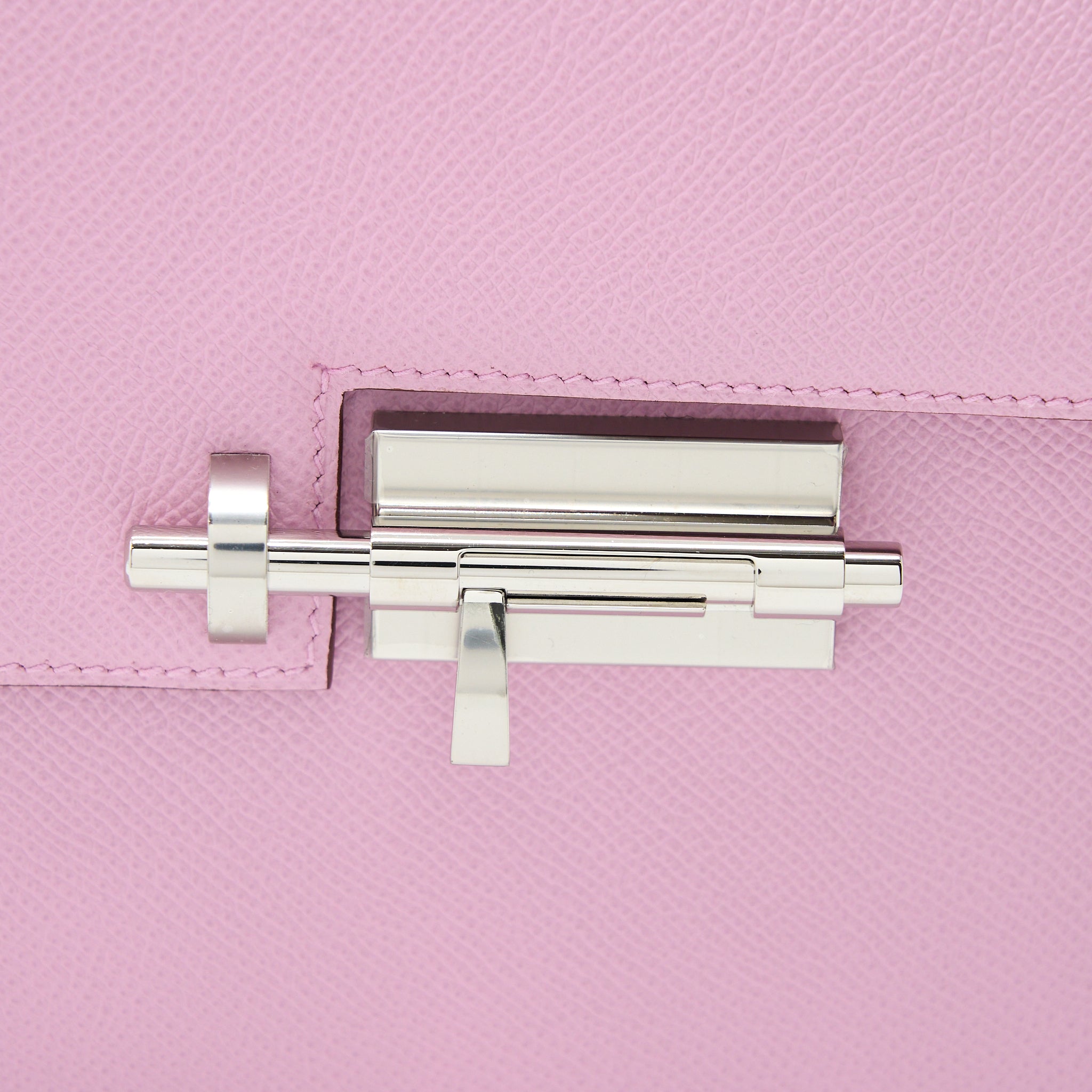 Hermes Sac Verrou 21 Epsom X9 Mauve Sylvester SHW Stamp U - Image 7