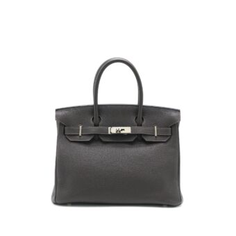 Herme Birkin 30 Togo Ebene SHW Stamp X