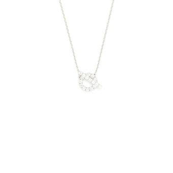 Hermes Finesse Pendant White Gold With Diamonds