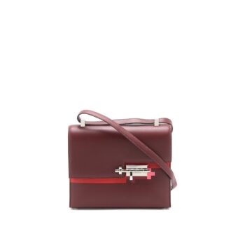 Hermes Verrou 23 Somber/Mysore/Epsom Rouge H/Rose Azalee/Multicolour SHW Stamp D