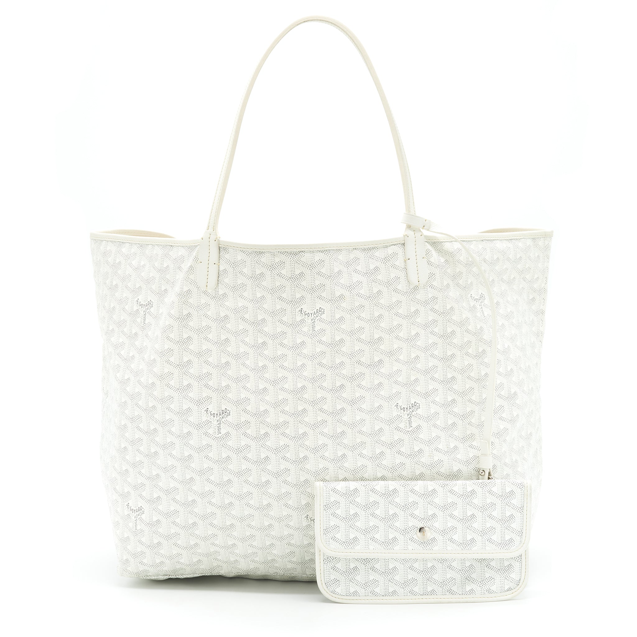 goyard Saint Louis Tote GM White