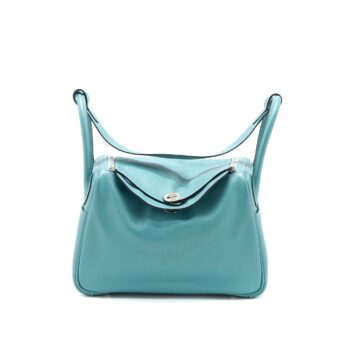 Hermes Lindy 30 Evercolor 7G Ciel SHW Stamp T