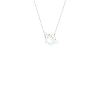 Hermes Finesse Necklace White Gold with Diamonds