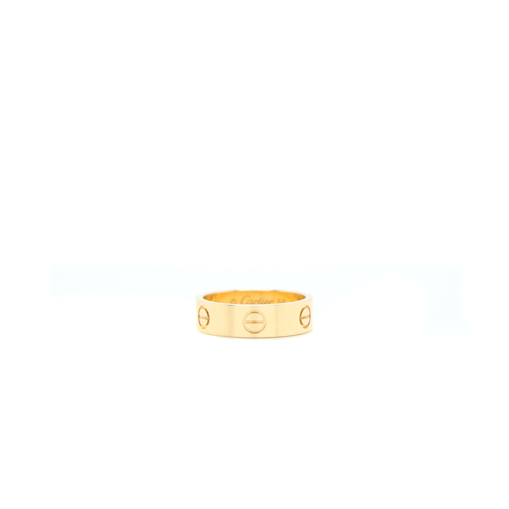 Cartier Size 55 Love Ring Yellow Gold