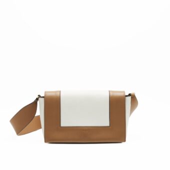 Celine Medium Frame Bag White/Tan