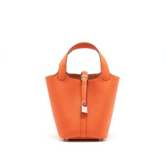 HERMES PICOTIN LOCK BAG 18 FEU SHW STAMP C