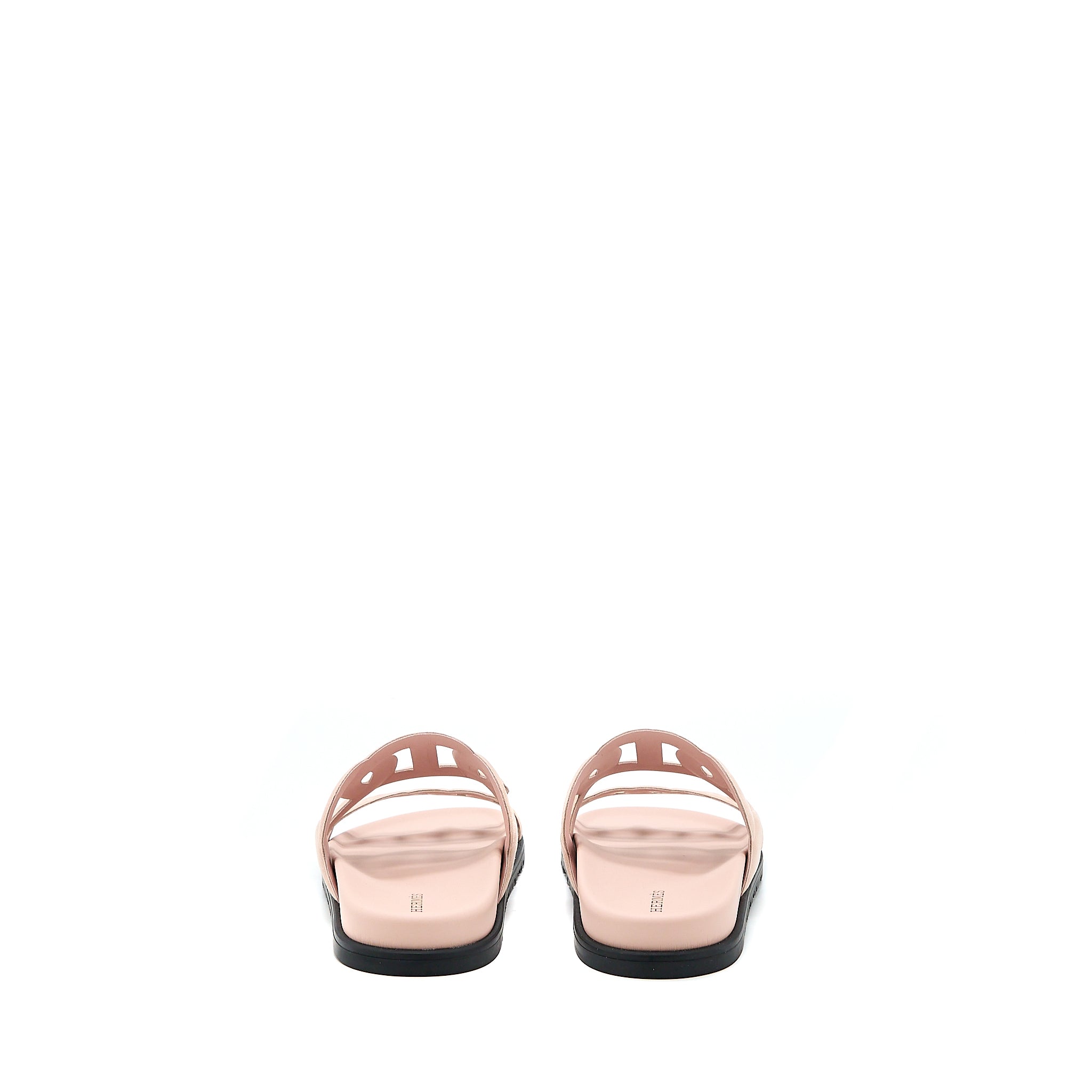 Hermes Size 39 Extra Sandals Chevre Velours Rose Opaline - Image 4