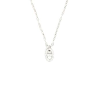 Hermes New Farandole pendant, Small Model white Gold with dimonds