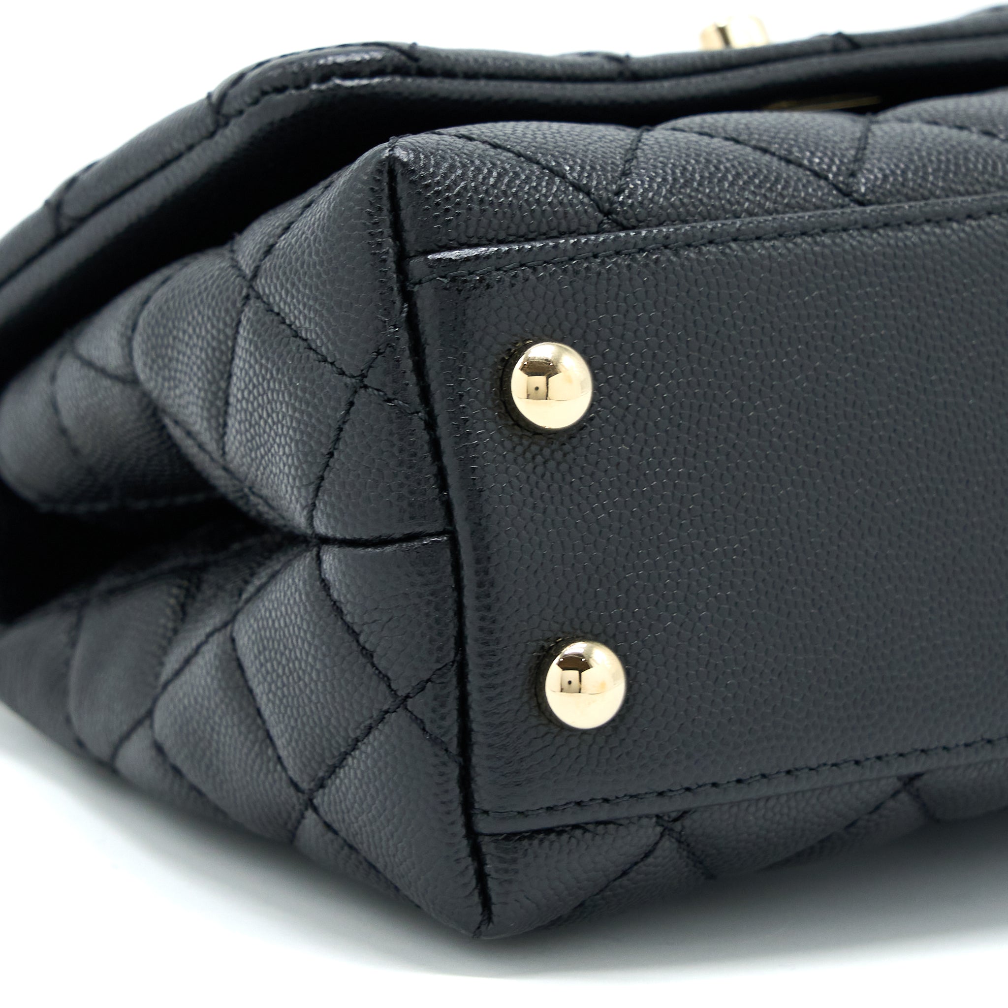 Chanel Extra Mini Coco Handle Caviar Black LGHW - Image 12