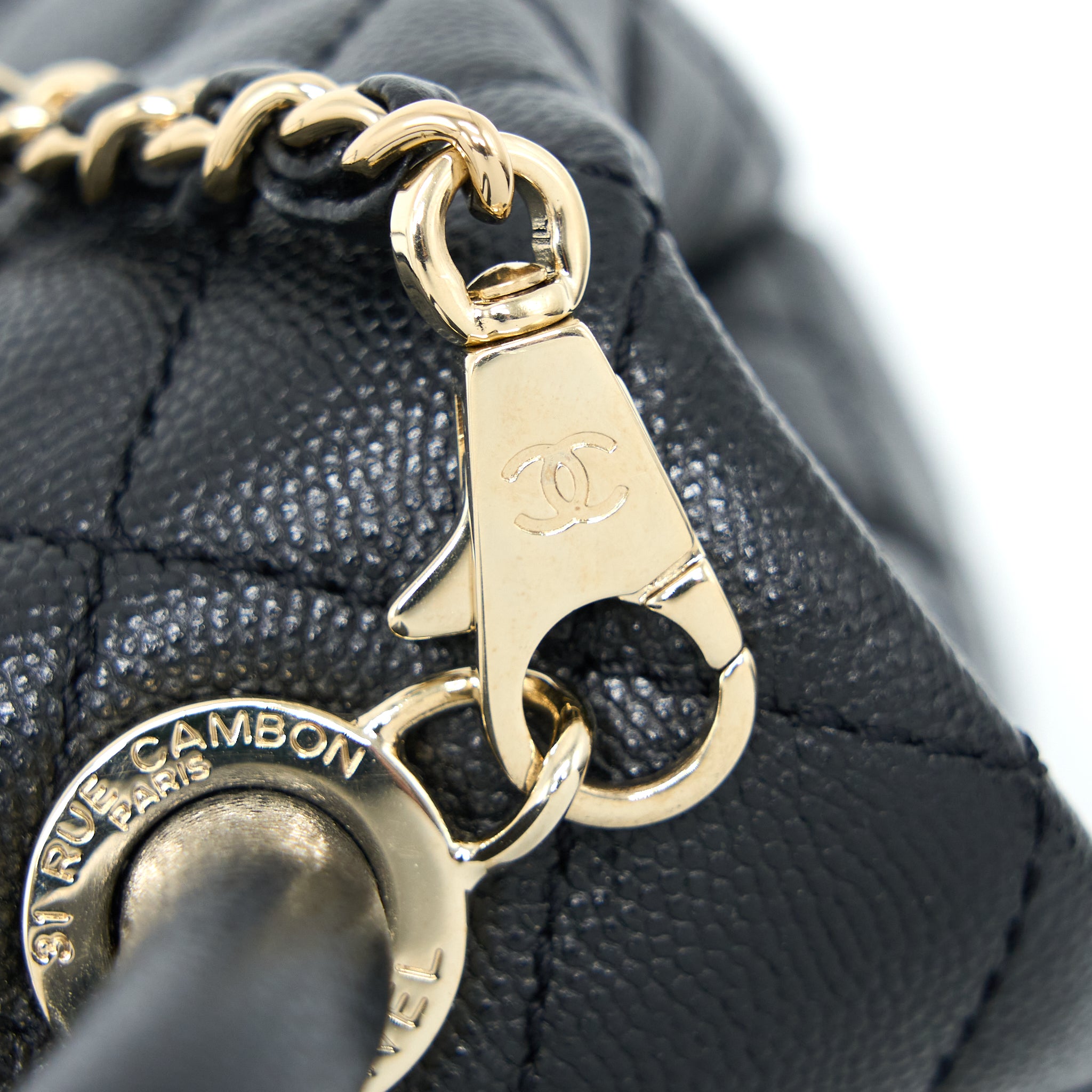 Chanel Extra Mini Coco Handle Caviar Black LGHW - Image 9