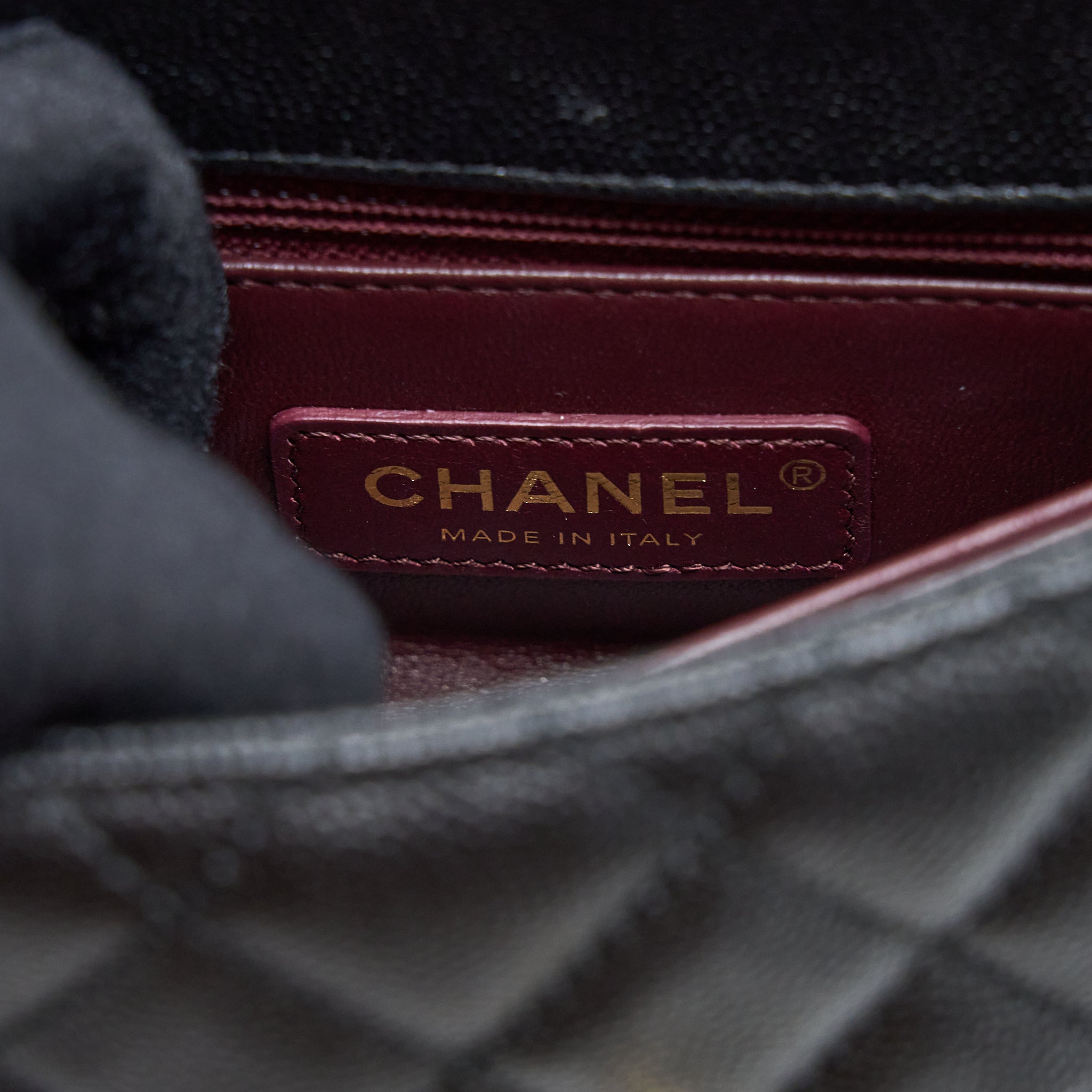 Chanel Extra Mini Coco Handle Caviar Black LGHW - Image 14
