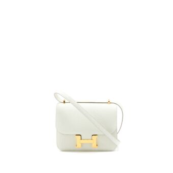 Hermes Mini Constance Chèvre Mysore Mushroom/Biscuit GHW Stamp U (New Version)
