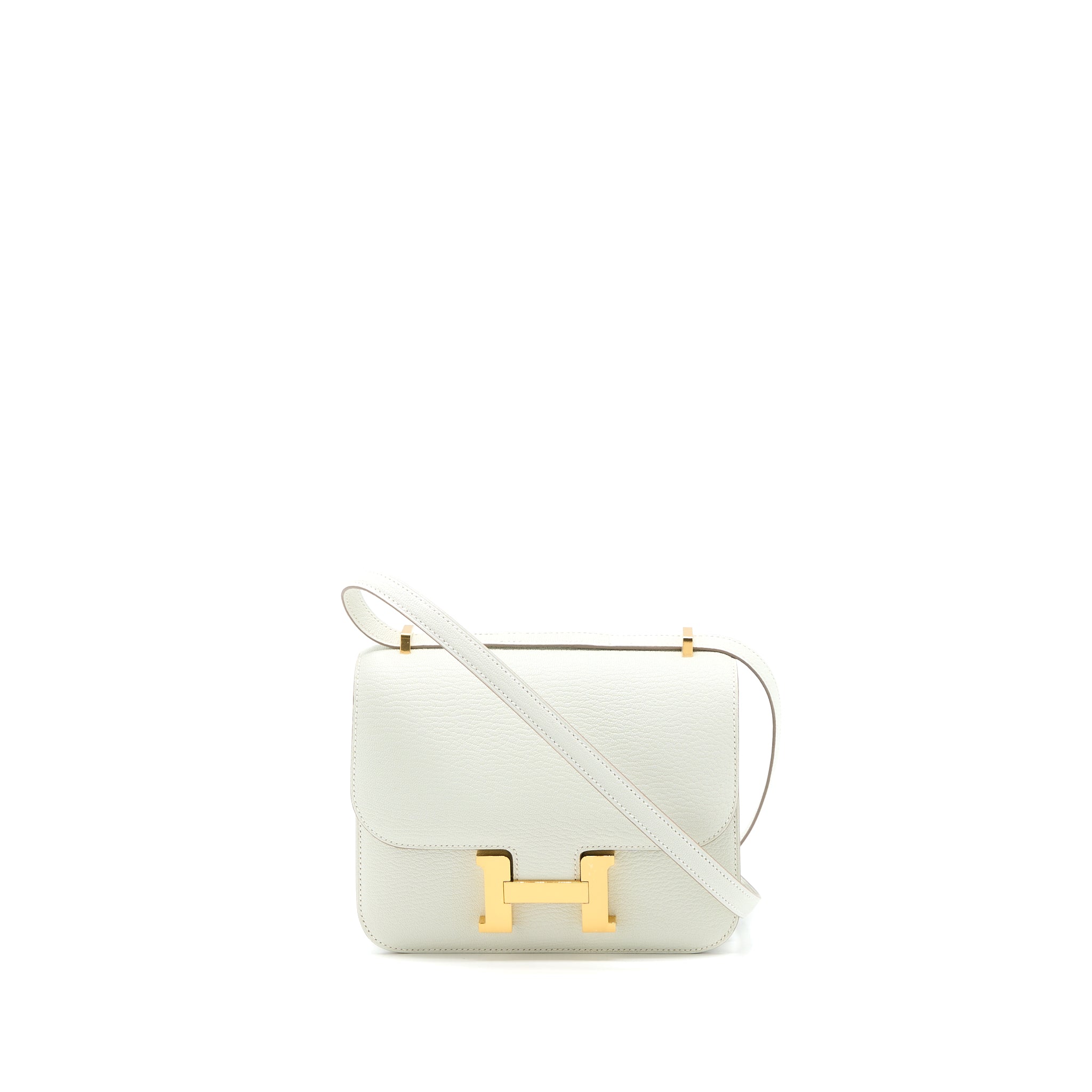 Hermes Mini Constance Chèvre Mysore Mushroom/Biscuit GHW Stamp U (New Version)