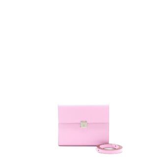 Hermes Clic 16 Wallet Mysore X9 Mauve Sylvestre SHW Stamp U