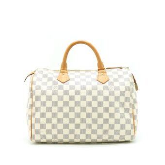 Louis Vuitton Speedy 30 Damier Azur Canvas GHW