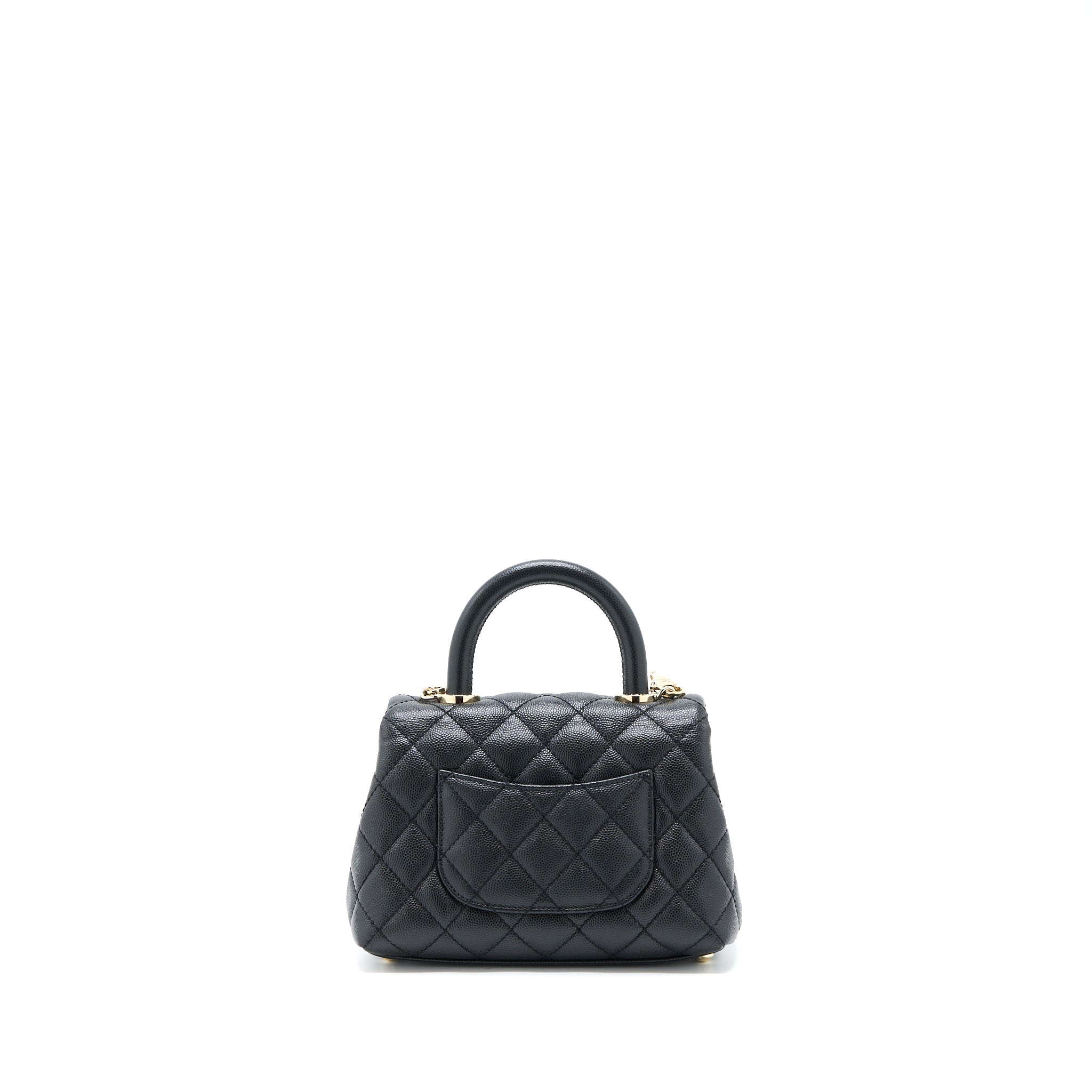 Chanel Extra Mini Coco Handle Caviar Black LGHW - Image 2