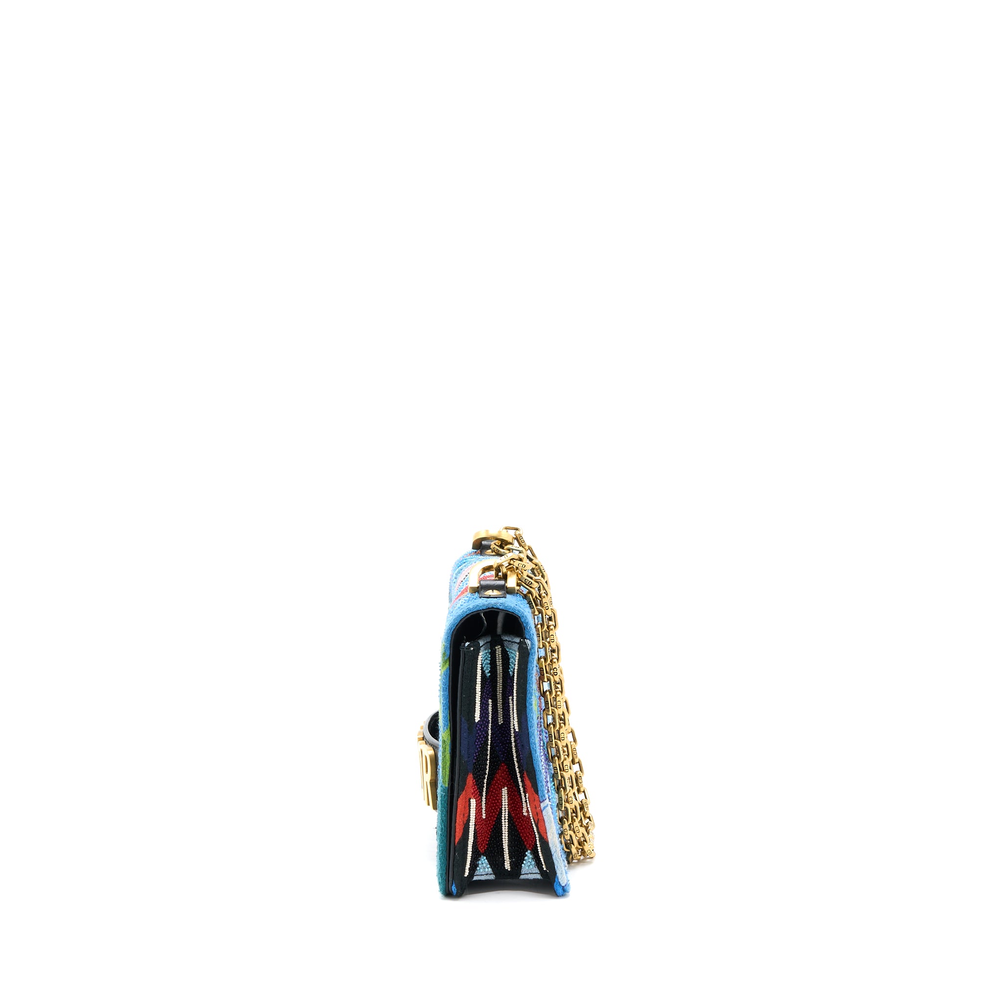 Dior J’adior Flap Bag Embroidery / Calfskin Multicoloured GHW - Image 4
