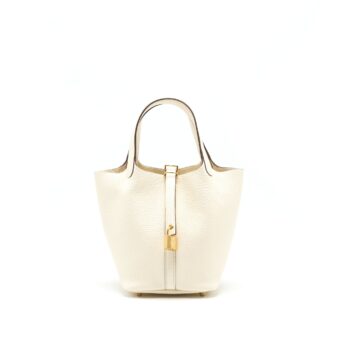 Hermes Picotin 18 Lock Bag Nata GHW Stamp Z