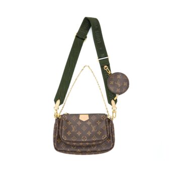 Louis Vuitton Multi Pochette With Khaki Strap GHW