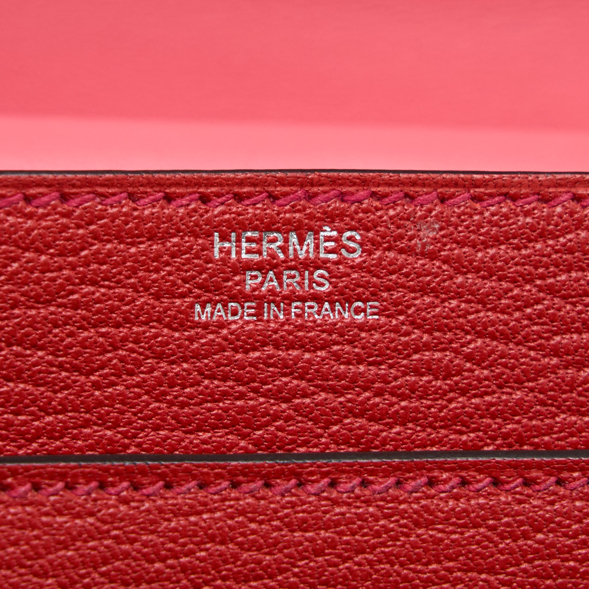 Hermes Verrou 23 Somber/Mysore/Epsom Rouge H/Rose Azalee/Multicolour SHW Stamp D - Image 14