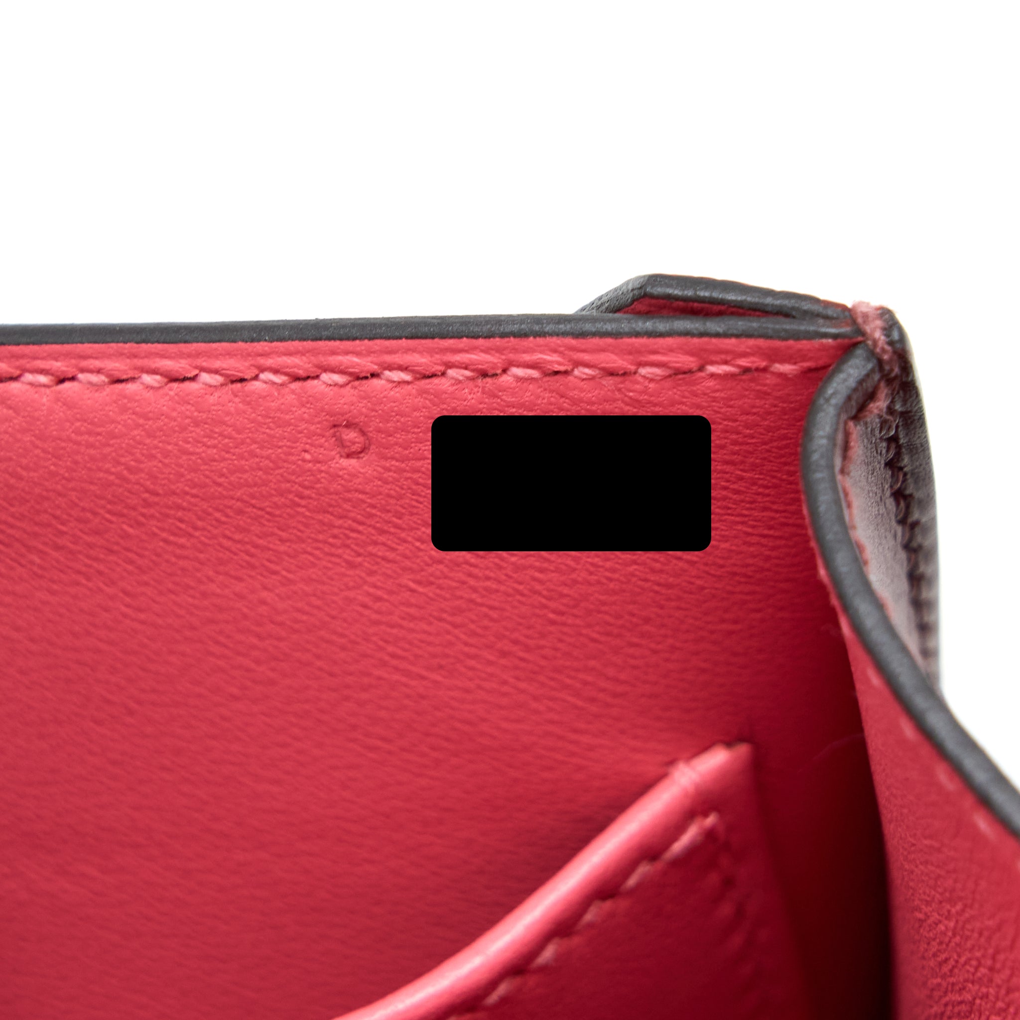 Hermes Verrou 23 Somber/Mysore/Epsom Rouge H/Rose Azalee/Multicolour SHW Stamp D - Image 15