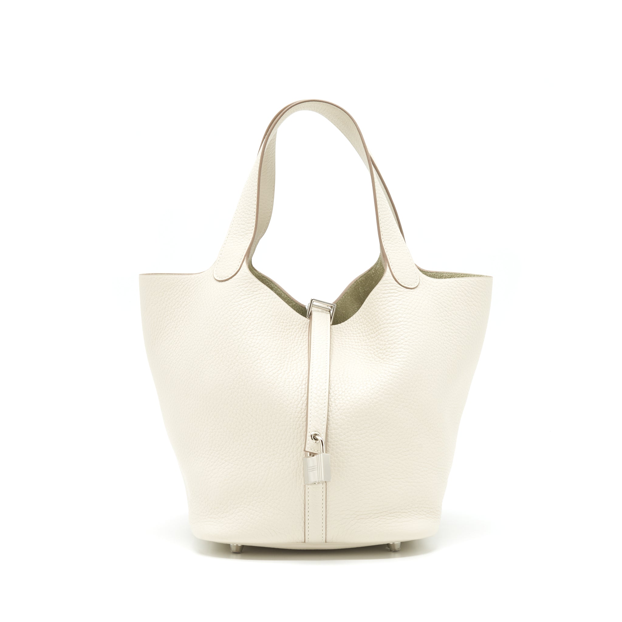 Hermes Picotin 22 Clemence Craie SHW Stamp X