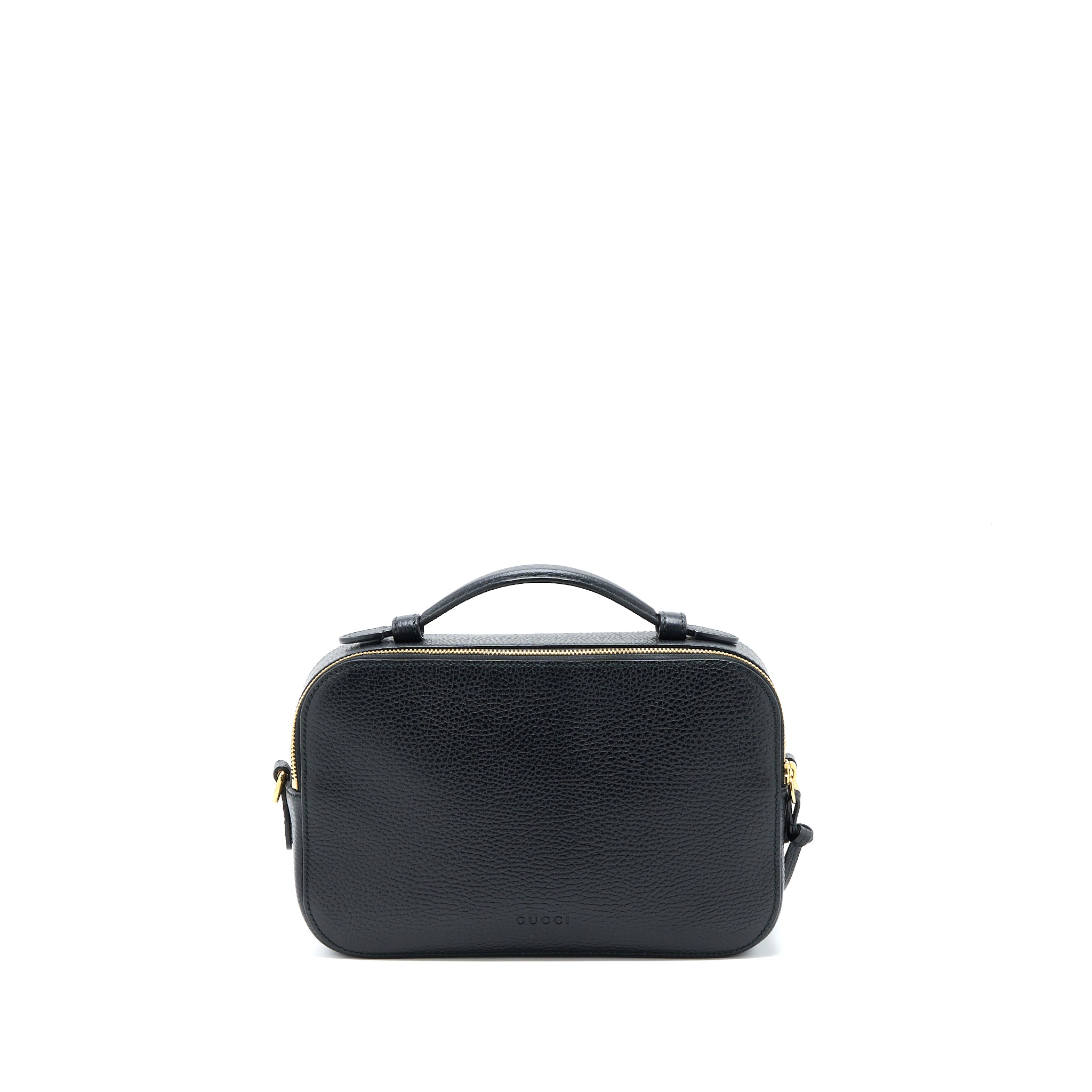Gucci Snake Printed Camera Bag Calfskin Black GHW - Image 2
