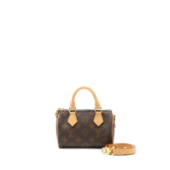 Louis Vuitton Nano Speedy Monogram Canvas GHW